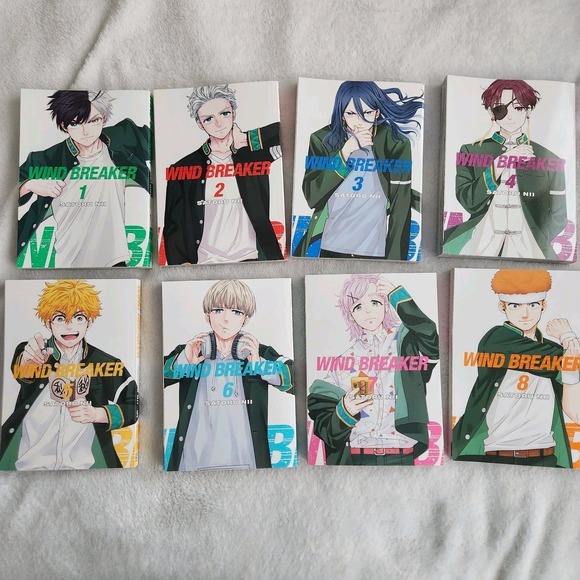Wind Breaker Vol. 1-8 Manga Set English EXCELLENT CONDITION Paperback Books - Picture 2 of 11